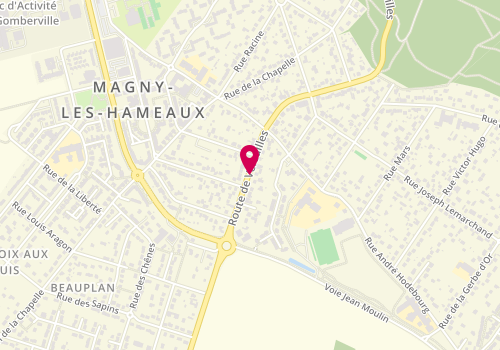 Plan de CHEVALIER Corinne, 67 Route de Versailles, 78114 Magny-les-Hameaux