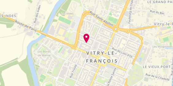 Plan de FLORENTIN Emilie, 18 Rue Pavée, 51300 Vitry-le-François