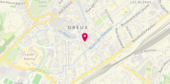 Plan de BROUSTAUT MARIE LINE, 9 Rue Saint Denis, 28100 Dreux