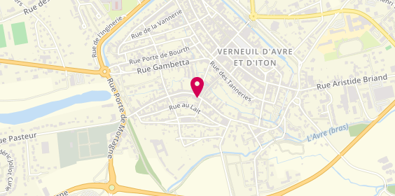 Plan de LANCIA Luca, 334 Rue Notre Dame, 27130 Verneuil d'Avre et d'Iton