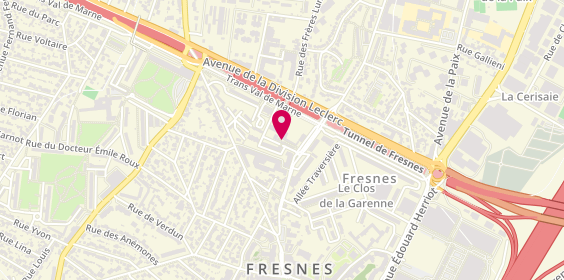 Plan de KARLIN Bruno, 18 Centre Commercial la Tuilerie, 94260 Fresnes