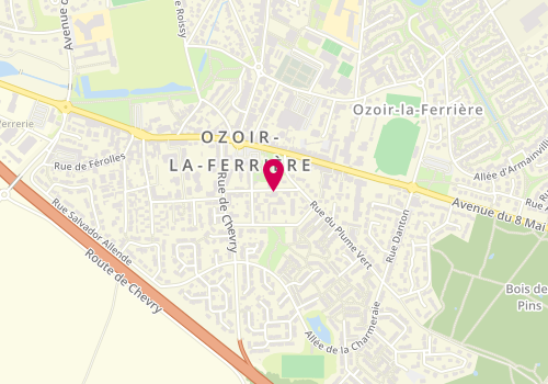 Plan de FONTENEAU SZERBOJM Sophie, 5 Rue Jean Mermoz, 77330 Ozoir-la-Ferrière