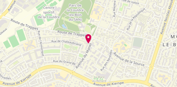 Plan de BAERT Béatrice, 5 Avenue du Manet, 78180 Montigny-le-Bretonneux
