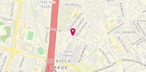 Plan de BENSABAT Raphaël, 118 Rue de Chevilly, 94240 L'Haÿ-les-Roses