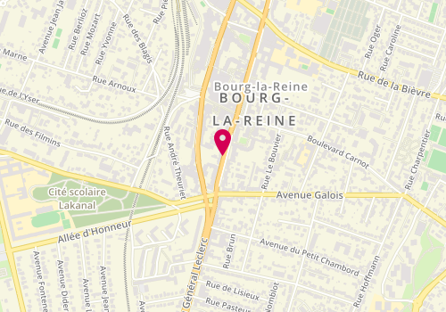 Plan de COCHARD PROT Karine, 120 Avenue du Général Leclerc, 92340 Bourg-la-Reine