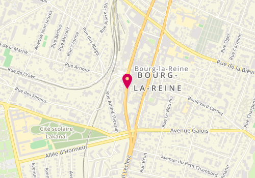 Plan de ROUSSARIE Florence, 77 Boulevard du Marechal Joffre, 92340 Bourg-la-Reine