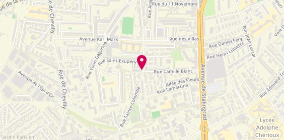 Plan de BOUCOBSA Marc, 88 Rue Auguste Delaune, 94800 Villejuif