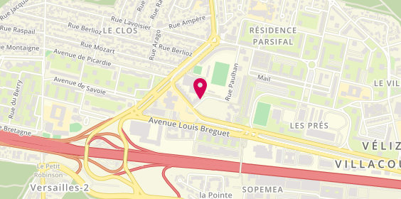 Plan de SOUGNI Samira, 10 Avenue Louis Bréguet, 78140 Vélizy-Villacoublay