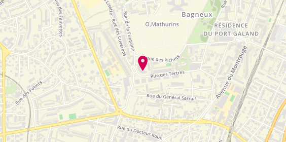 Plan de MESBAH Leïla, 12 Place de la Fontaine Gueffier, 92220 Bagneux