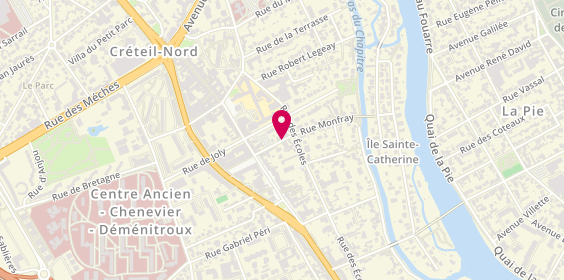 Plan de BOULGHOBRA Nabil, 14 Rue Monfray, 94000 Créteil
