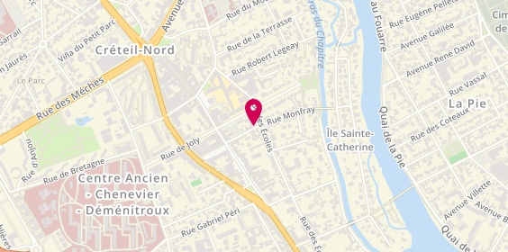 Plan de PEYRAUD Hervé, 15 Rue Monfray, 94000 Créteil