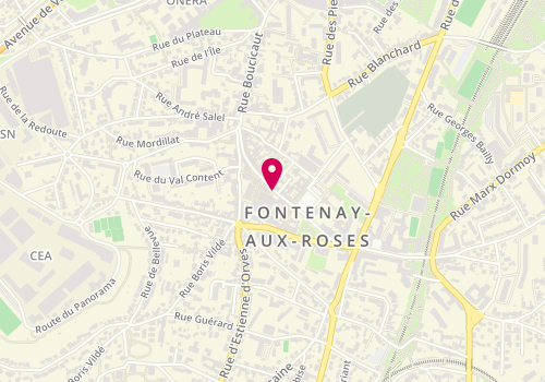 Plan de GLATIGNY Soazig, 91 Rue Boucicaut, 92260 Fontenay-aux-Roses