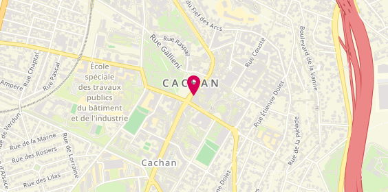 Plan de PHAM Duc Céline, 9 Rue Camille Desmoulins, 94230 Cachan