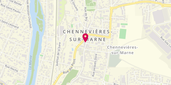 Plan de HALFON Johanna, 40 Rue du Général de Gaulle, 94430 Chennevières-sur-Marne