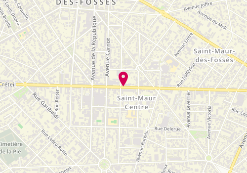 Plan de IRATNI Linda, 113 Boulevard de Créteil, 94100 Saint-Maur-des-Fossés