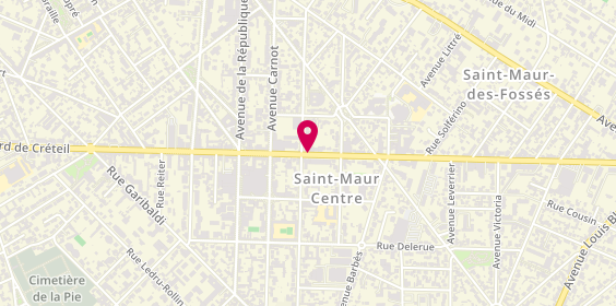 Plan de COLORIZIO Katia, 113 Boulevard de Créteil, 94100 Saint-Maur-des-Fossés