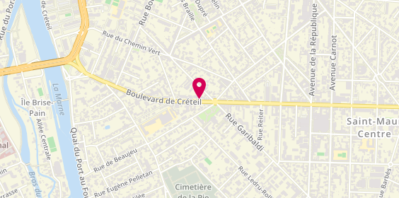 Plan de BOUSSIDAN Pascal, 43 Bis Boulevard de Creteil, 94100 Saint-Maur-des-Fossés