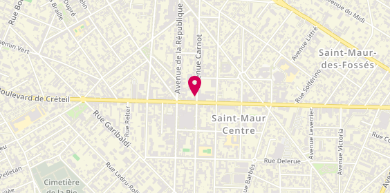 Plan de TABATH Yves, 82 Rue Carnot, 94100 Saint-Maur-des-Fossés