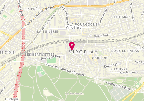 Plan de FLOCH Gilles, 31 Rue Rieussec, 78220 Viroflay