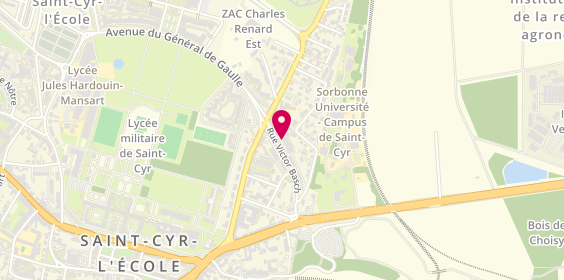 Plan de BITTON Déborah, 50 Rue du Docteur Vaillant, 78210 Saint-Cyr-l'École