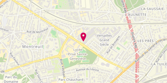 Plan de ESFANDIARI Parissa, 2 Esplanade du Grand Siecle, 78000 Versailles