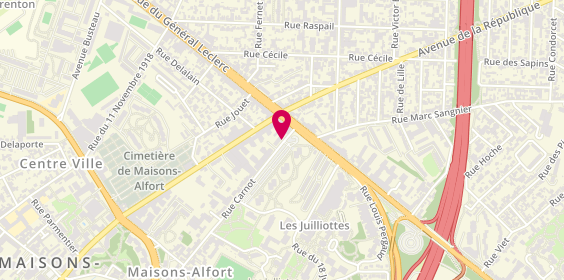 Plan de DIAS Sylvie, 87 Rue Carnot, 94700 Maisons-Alfort