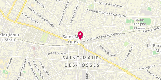 Plan de BITBOL David, 5 Bis Avenue de Lattre de Tassigny, 94100 Saint-Maur-des-Fossés