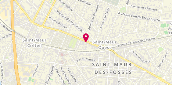 Plan de BOUSSIGNAC Claire, 42 Bis Boulevard Rabelais, 94100 Saint-Maur-des-Fossés