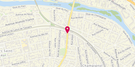 Plan de BADELON Olivier, 112 Boulevard de Champigny, 94210 Saint-Maur-des-Fossés