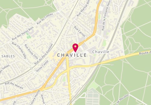 Plan de TATE Maxime, 5 Place du Marche, 92370 Chaville
