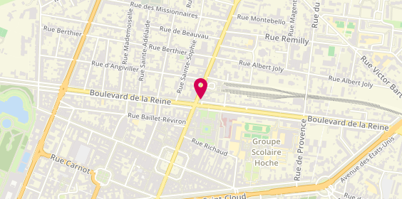 Plan de DECHELETTE Laure, 81 Boulevard de la Reine, 78000 Versailles