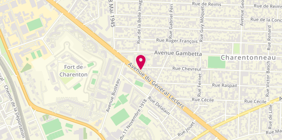 Plan de BENAYOUN Raphaël, 147 Avenue du General Leclerc, 94700 Maisons-Alfort
