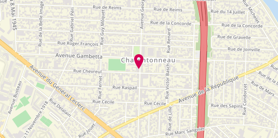 Plan de BRUNOT Graziella, 59 Avenue Georges Clemenceau, 94700 Maisons-Alfort