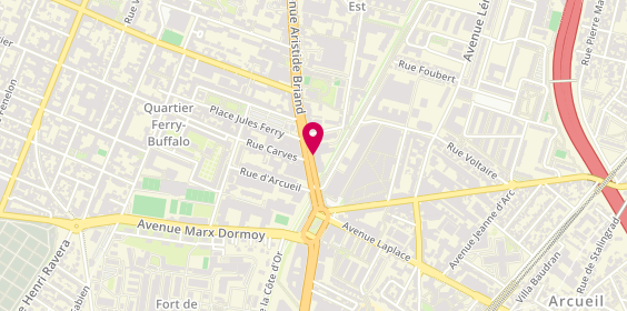 Plan de KAOULA Mélissa, 127 Avenue Aristide Briand, 92120 Montrouge