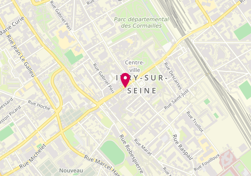 Plan de WEBER Hélène, 89 Avenue Georges Gosnat, 94200 Ivry-sur-Seine