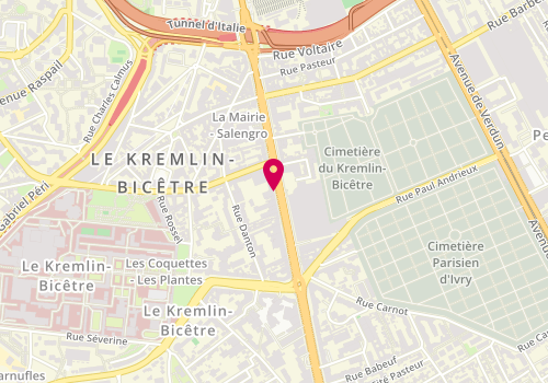 Plan de EL HADJALI Réda, 60 Avenue de Fontainebleau, 94270 Le Kremlin-Bicêtre