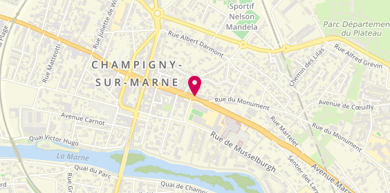 Plan de SCLOVER Emmanuel, 85 Rue Louis Talamoni, 94500 Champigny-sur-Marne