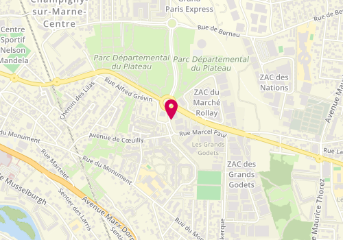 Plan de ALAOUI Driss, 53 Rue Marcel Paul, 94500 Champigny-sur-Marne