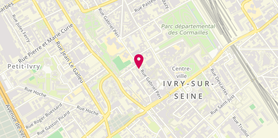 Plan de MACCHI Eva, 35 Rue Gabriel Péri, 94200 Ivry-sur-Seine