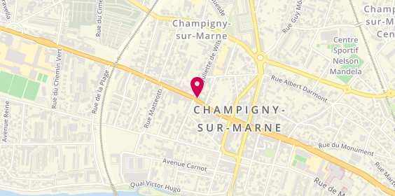 Plan de MARCU Silvia, 67 Rue Jean Jaures, 94500 Champigny-sur-Marne
