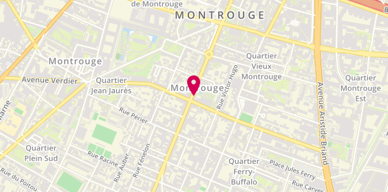 Plan de SABBAN Jean Luc, 77 Avenue de la Republique, 92120 Montrouge