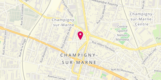 Plan de GOMES VISEU Cynthia, 15 Rue Marcel et Georgette Sembat, 94500 Champigny-sur-Marne