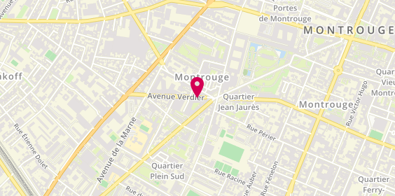 Plan de DETEMPLE Elise, 95 Avenue Verdier, 92120 Montrouge