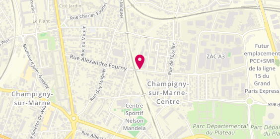 Plan de ALMEIDA DIAS Rita, 39 Rue Alexandre Fourny, 94500 Champigny-sur-Marne