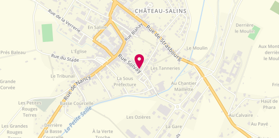 Plan de BUI THI NGOC BICH, 31 Rue Solvay, 57170 Château-Salins