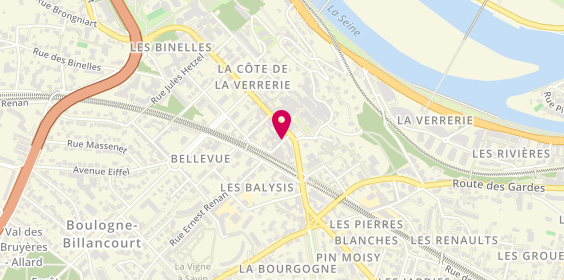 Plan de BOURDIER Claire, 4 Rue Pierre Wacquart, 92190 Meudon