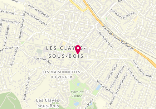 Plan de RUELLAN Xavier, 6 Avenue Maurice Jouet, 78340 Les Clayes-sous-Bois