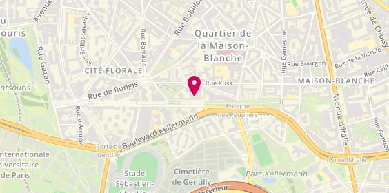 Plan de POURREAU Fabien, 8 Rue Augustin Mouchot, 75013 Paris