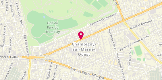 Plan de CHEMOUNI Stéphanie, 60 Avenue du General de Gaulle, 94500 Champigny-sur-Marne