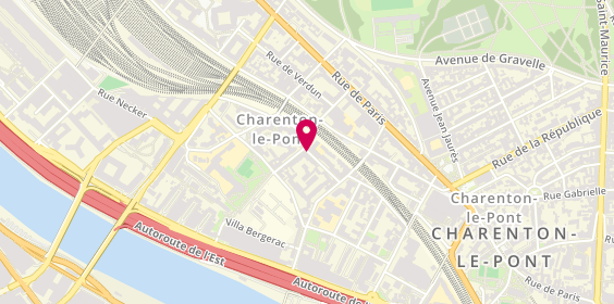 Plan de HERVE Laetitia, 11 Rue Jean Pigeon, 94220 Charenton-le-Pont